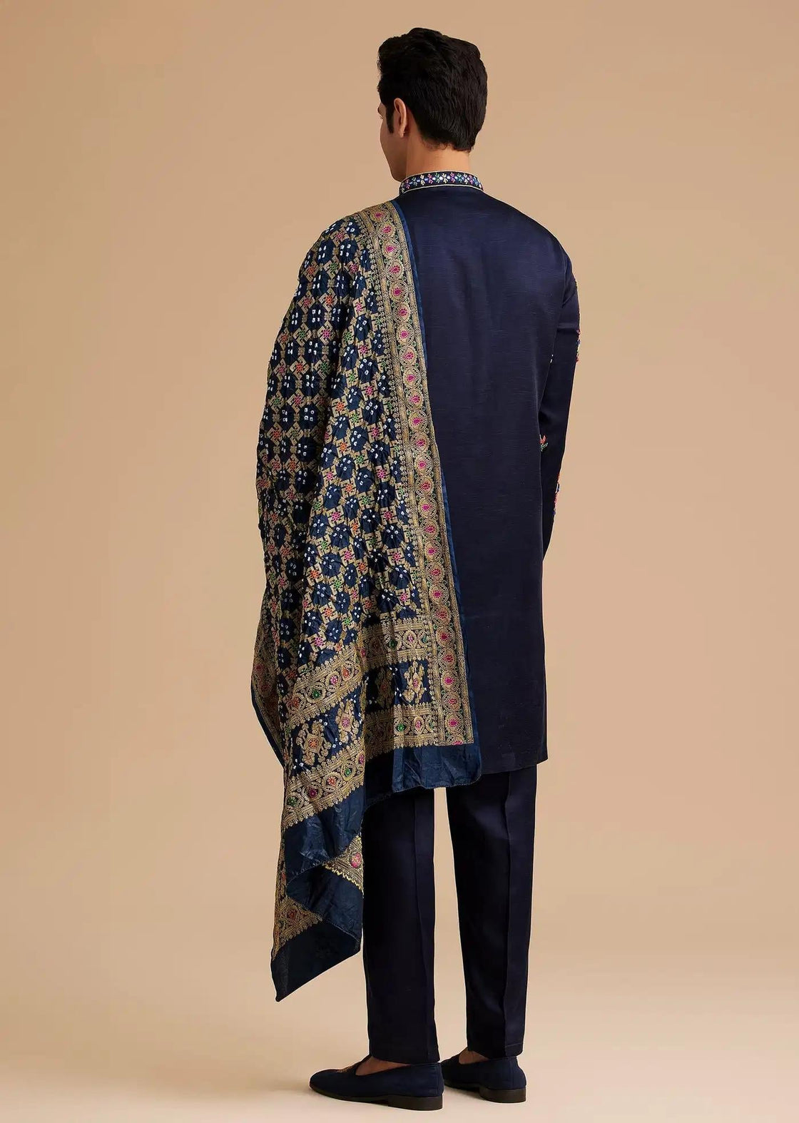 Blue Embroidered Kurta Set With Dupatta Elegant Designer Kurta Sets