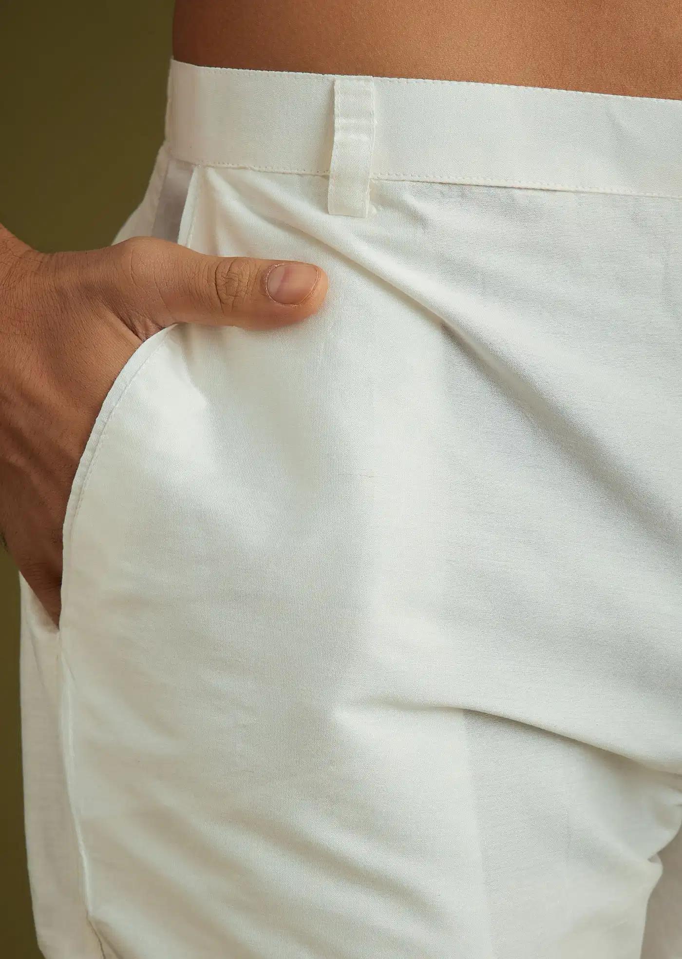 Blue Silk Blend Kurta Set With Mirror Work Elegant Designer Kurta Sets