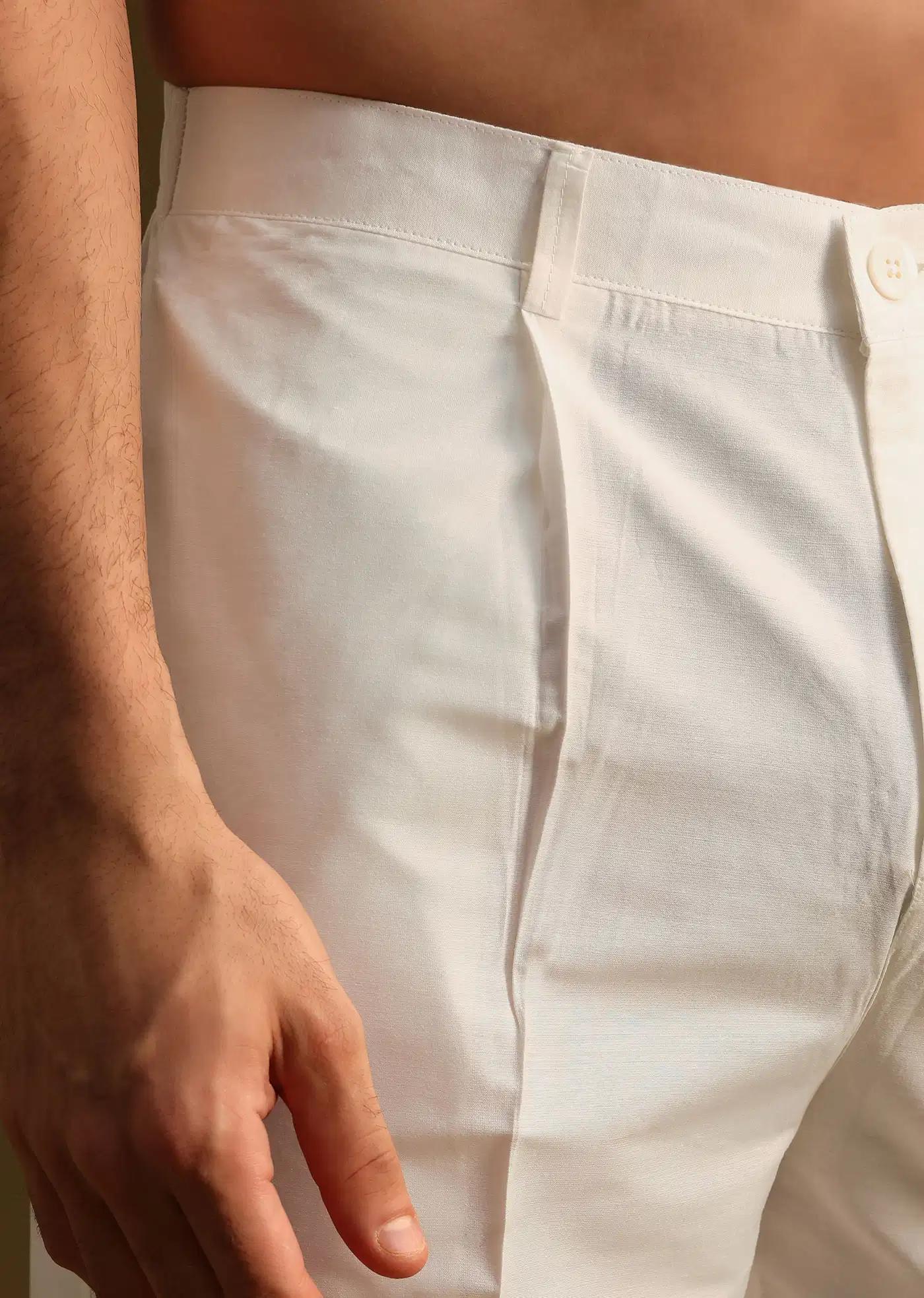 Blue Silk Mandarin Collar Kurta Set With Embroidered Yoke Elegant Designer Kurta Sets