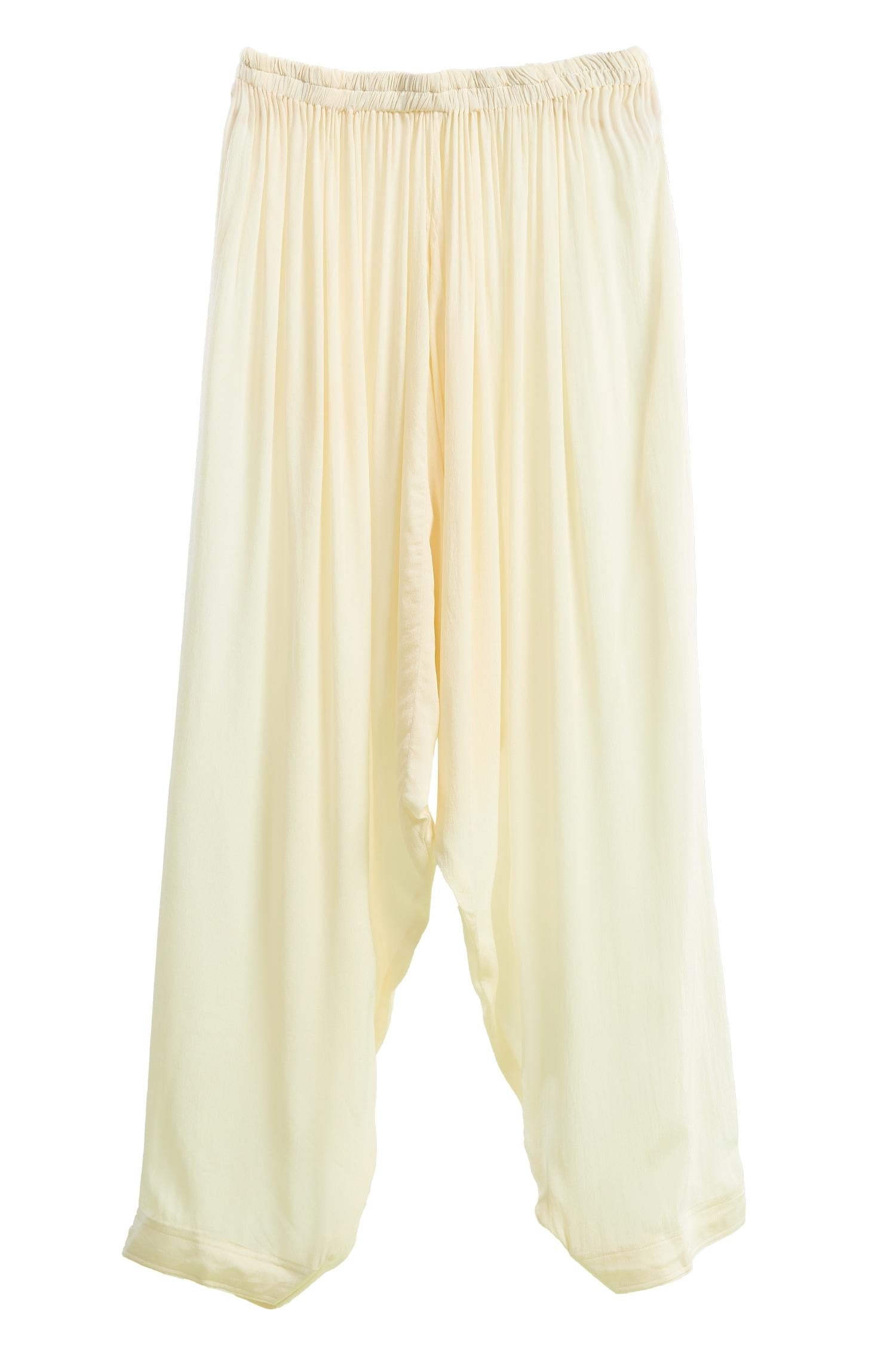 Kurta With Salwar Beige Chanderi Crepe Embroidery Mughal Floral