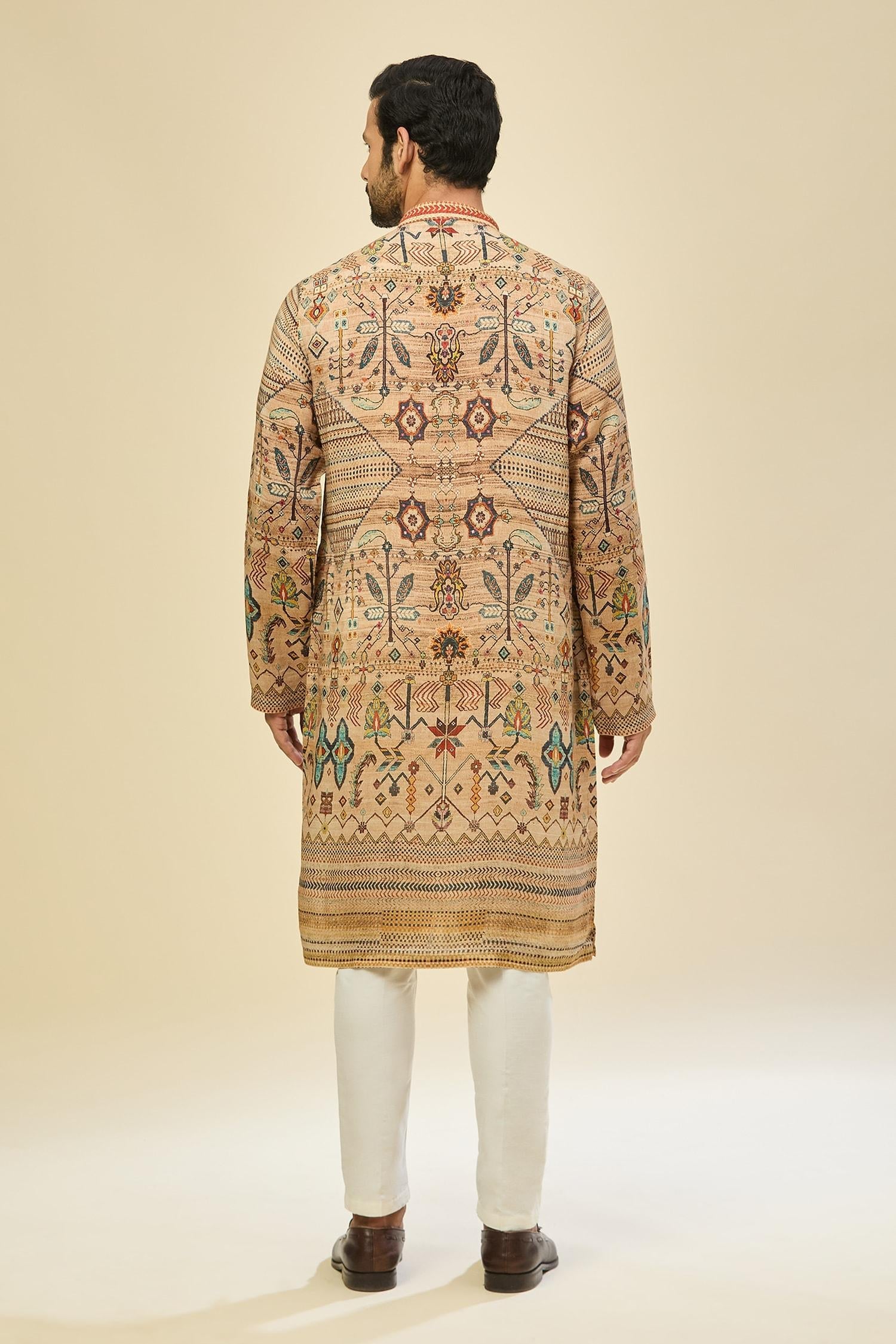 Kurta Set Gold Digital Print