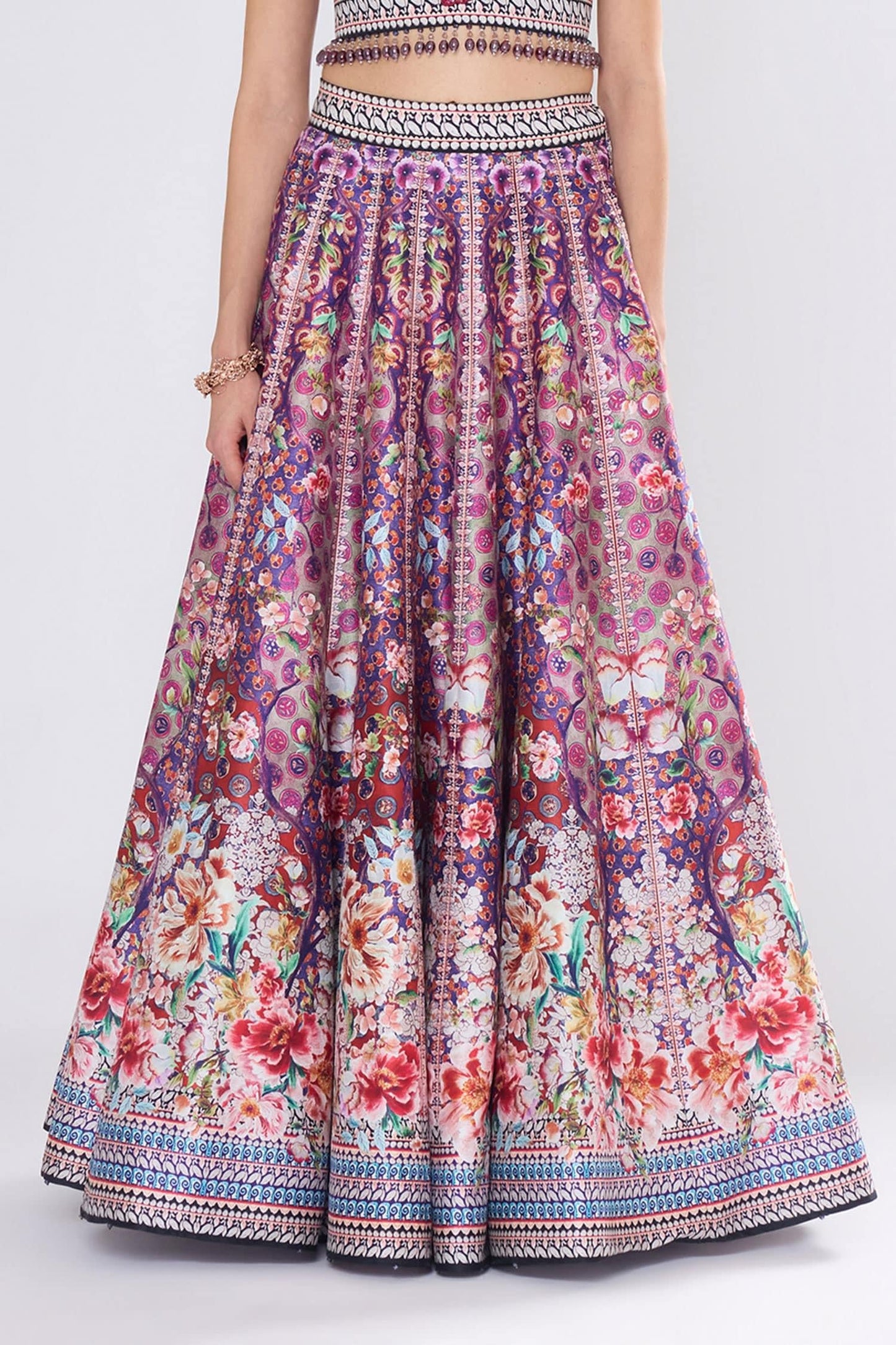 Multi Color Floral - Designer Kurta Set