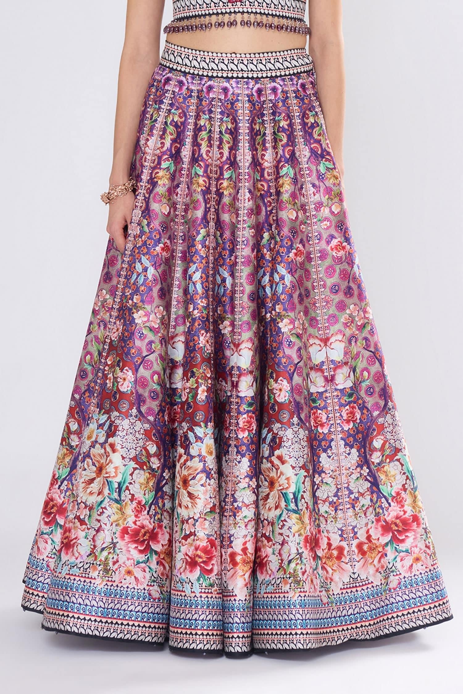 Multi Color Floral - Designer Kurta Set